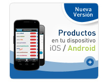 Productos en tu dispositivo móvil