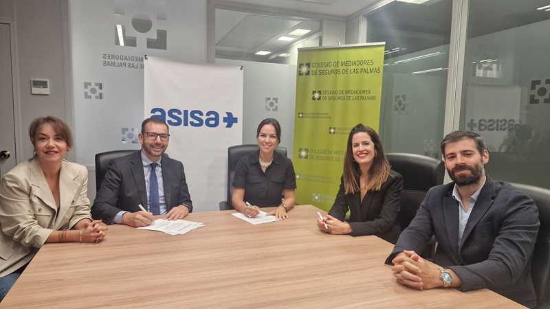 ASISA y el Colegio de Mediadores de  Seguros de Las Palmas firman un acuerdo de colaboración