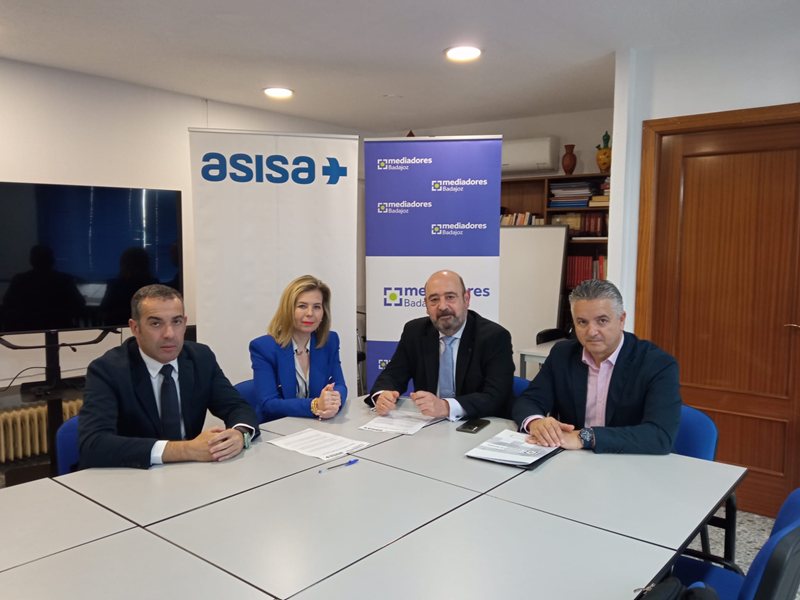 ASISA y el Colegio de Mediadores de  Seguros de Badajoz renuevan su acuerdo de colaboración